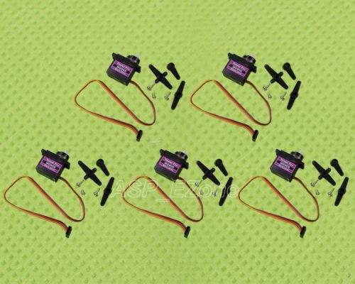 5pcs mg90s metal geared micro tower pro servo for plane helicopter boat car for sale