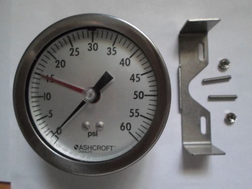 Ashcroft 0-60 psi duralife pressure guage type-1009 for sale