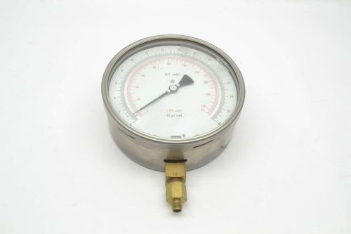 New wika 312.20 test vacuum 0-30psi 6 in 1/4 in npt pressure gauge b410804 for sale