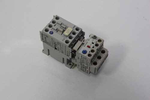 Allen bradley contactor w/overload relay 100-c12 400 193-ea1cb 120v c(s14-3-28d) for sale