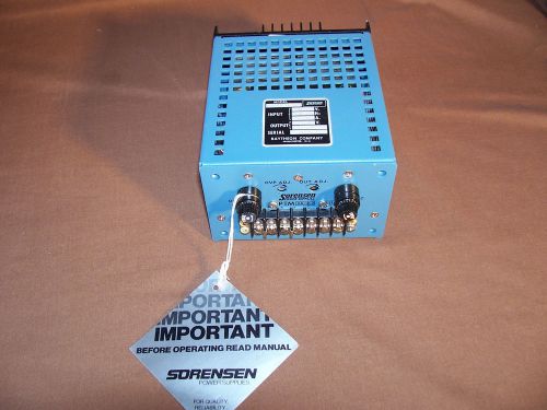 Sorensen Power Supply PTM 24-2.3 New Old Stock, in the box