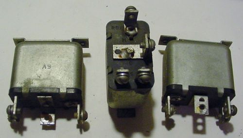 Vintage 6 vdc automotive power relay by rbm 24 ohms, spst no contacts. for sale
