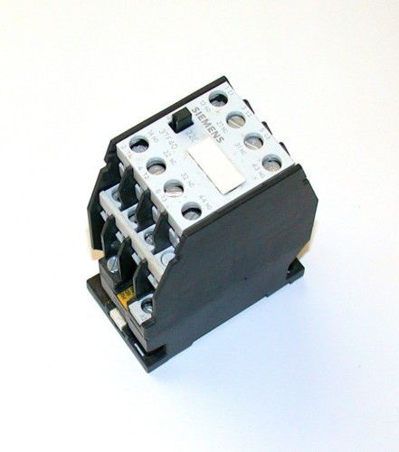 Siemens motor starter relay 9amp 120 v model 3tf4022-0a for sale