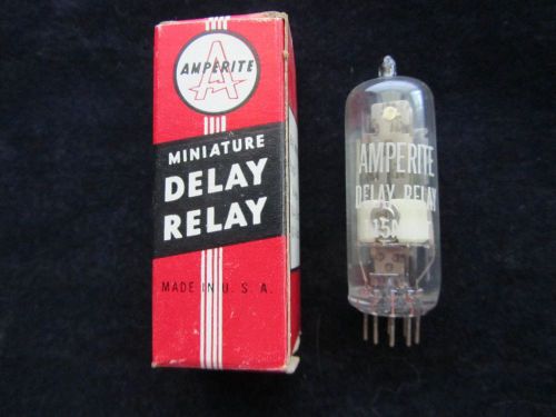 Amperite 115N020T Miniature 7 Pin Tube Delay Relay New in Box
