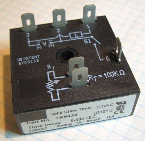 SSAC SOLID STATE TIME DELAY RELAY P/N TSS424