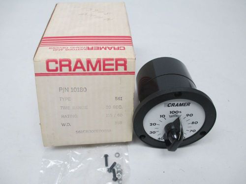 New cramer company 10180 561c-e 30sec timer 115v-ac 20a d296921 for sale