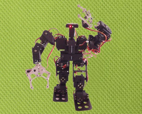 15 dof biped robot mechanical leg claw robot servo motor bracket(no servo motor) for sale