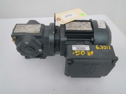 SEW EURODRIVE SA37/A/T 1/2HP 230/460V 1700/269RPM 3PH GEAR 6.33:1 MOTOR B377721