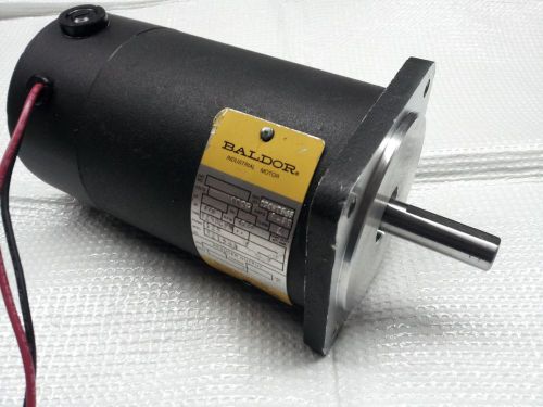 Baldor 1/8 hp 90dc variable speed drive electric motor  90 vdc  1/2 &#034; shaft for sale