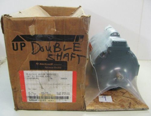Reliance s2000 e78b7858n 1/4 hp ac 115/230 1140 rpm fr fb56c ph 1, 2 shaft motor for sale
