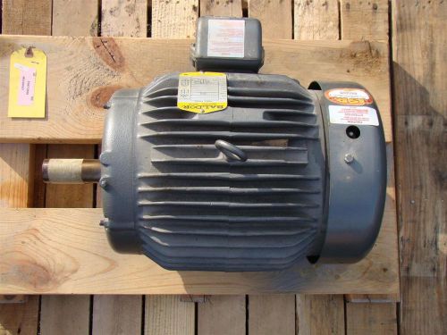 Baldor industrial motor 7-1/2hp 230/460v 18.2/9.1a 3450rpm ph3 07c151w03 m3769t for sale