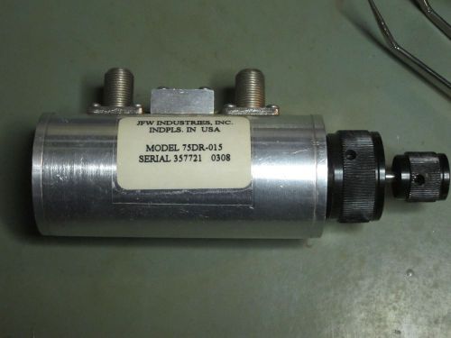 Jfw  dc - 1.0 ghz dual rotary attenuator  0-11 db, 1db, 0.1db steps, 75dr-015 for sale