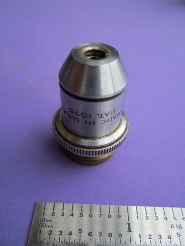 MICROSCOPE OBJECTIVE SPENCER 4X AS IS