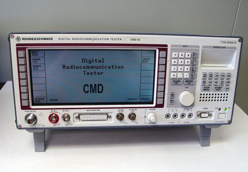 Rohde Schwarz CMD55 Radio Communications Tester / 1050.9008.05 / options