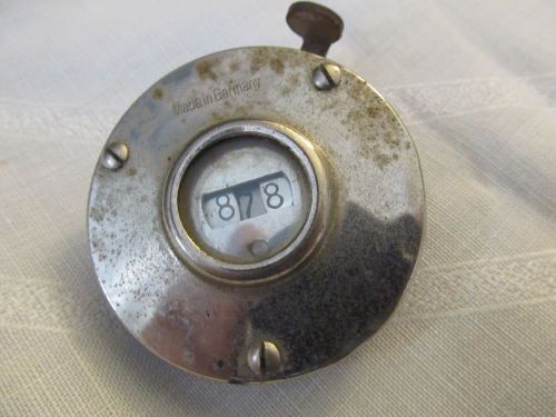 old german made hand held mechanical counter