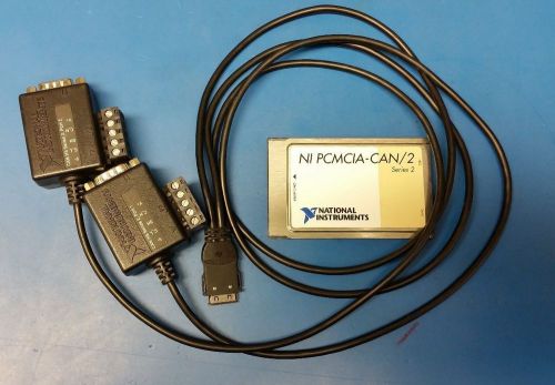 NI National Instruments PCMCIA-CAN/2, Dual, Series 2, with Cable - Works Great