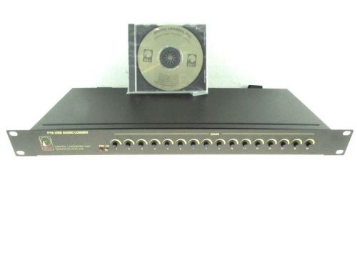 DIGITAL LOGGERS, INC Black F16 USB Audio Logger Includes Setup Software