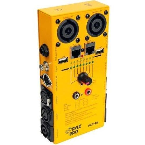 New Pyle PRO PCT40 DJ/PA Pro Audio Cable Tester