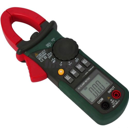 Mastech ms2008a digital lcd clamp meter ac dc current voltage resistance meter for sale