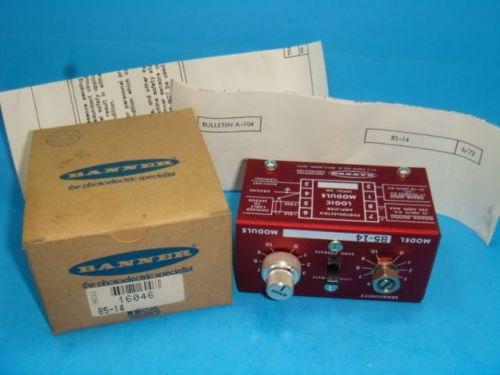 Banner, dual time delay photoelectric amplifier logic module, b5-14, new in box for sale