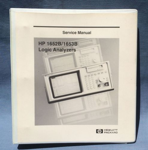 HP 1652B/53B Logic Analyzers Service Manual 01652-90905