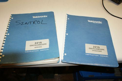 Tektronix 2215 Oscilloscope Instruction &amp; Service Manuals.