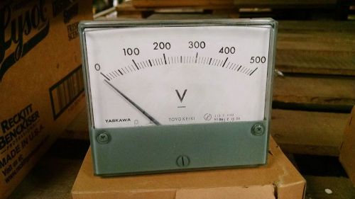 Yaskawa Panel Meter 0-500 Volt