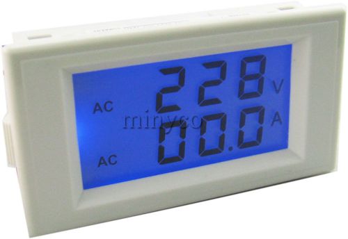 AC 80-300V/100A LCD Digital AC voltmeter ammeter volt amp voltage Ampere Monitor