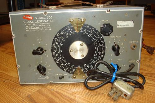 McMurdo Silver Signal Generator Model 906 Vintage radio test equipment