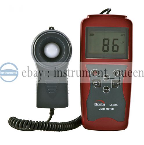 Lx821 digital lux meter 1~200, 000lux/0.01~20, 000fc for sale