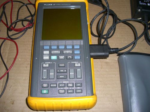 FLUKE 97 50Mhz Scopemeter With Charger &amp; Cables