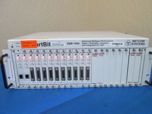 Smartbit SMB-1000 w/(10) SX-7205 (2)ST-6410 Modules w/ Integrated ET-1000