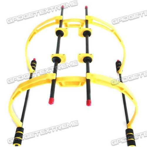 210*310mm diy plastic fpv landing gear skid yellow for quadcopter e for sale