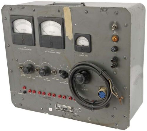 Vintage Sperry Gyroscope 1777590 Servo Amplifier Amp Test Set Unit PARTS
