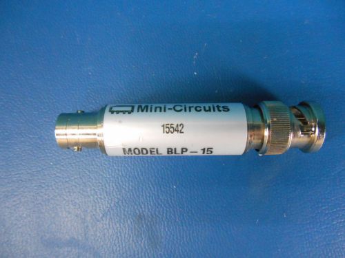 Mini-Circuit BLP-15, Low Pass Filter, BNC