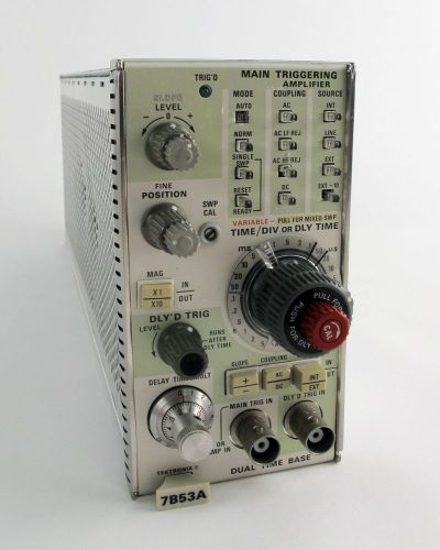 Tektronix 7b53a dual time base oscilloscope plug-in for sale