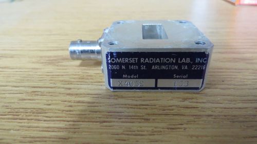 Somerset Radiation Lab, Inc. Pin Diode Switch X405S                    A161