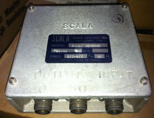 Kathrein scala pd2-55 power divider freq 670-677; 50 ohm for sale