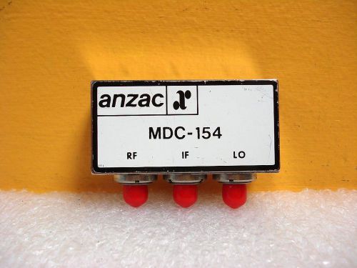 Anzac mdc-154, 0.3 to 56hz, 6.5 db, sma (f) all ports, broadband dub. bal. mixer for sale