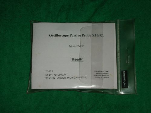 Heath P-150 Oscilloscope Passive Probe X10/X1 New in Pouch No Box Free Shipping