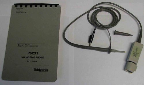 Tektronix P6231 1.5 GHz Variable Offset Active Oscilloscope Probe for Scope
