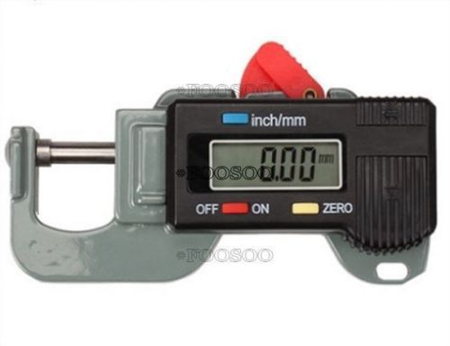 Digital measure 0-12.7mm thickness gauge new in box tester micrometer meter for sale