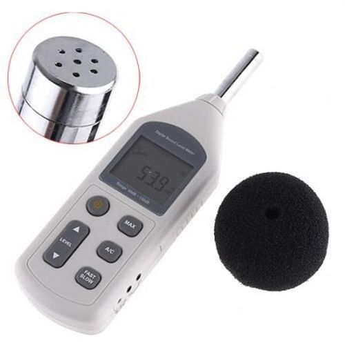 Digital lcd sound noise level meter decibel logger 30-130db accurate measure for sale