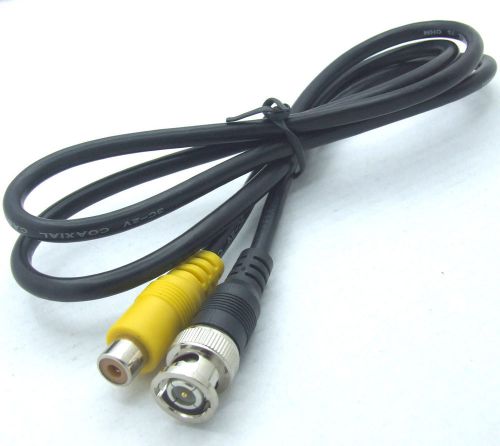 10 PCS BNC Male to RCA Female 75ohm Coaxial Cables for CCTV Surveillance Cameras