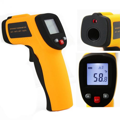 Non contact ir infrared digital temperature thermometer laser point -58 ~1022?f for sale
