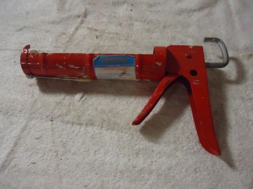Newborn Model 102D Drip Free Red Caulking Gun, EUC