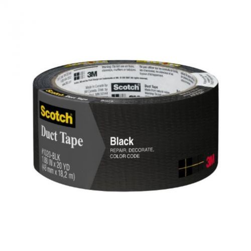 BLACK DUCT TAPE 1.88X20 YARD 3M Cloth - Color 1020-BLK-A 051131980082