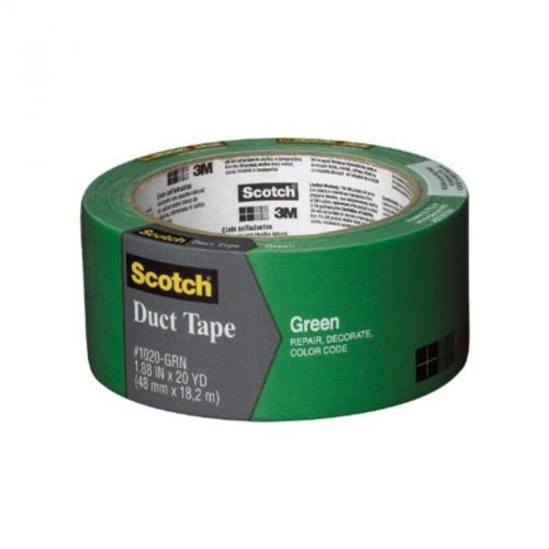 GREEN DUCT TAPE 1.88 X 20YARD 3M Cloth - Color 1020-GRN-A 051131981973