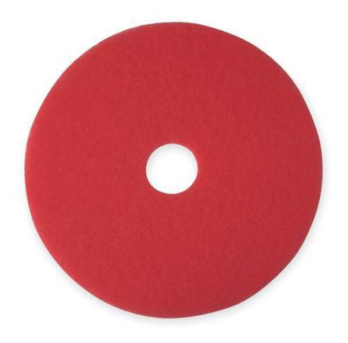 3M 12&#034; RED 5100 SERIES BUFFING PADS (CASE OF 5)