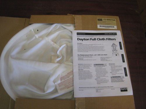 NEW Dayton 6H015A Full Cloth Filter 16&#034; inch FREE SHIPPING